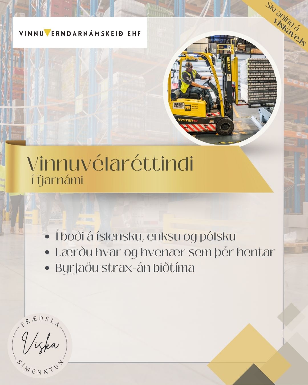 Auglýsingar 2026 (1) Grunnnámskeið vinnuvéla - Image 1