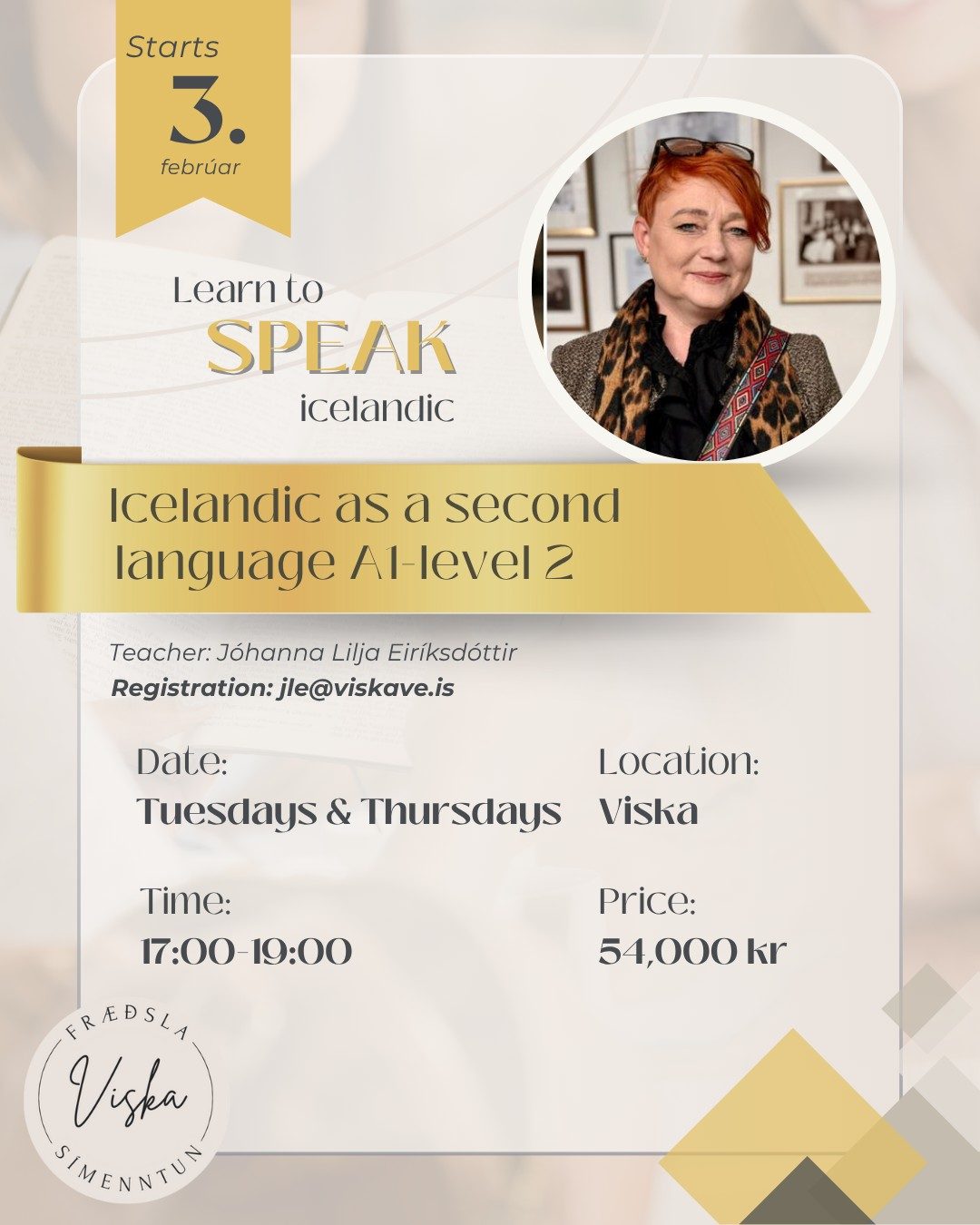 12 íslenska A1-level 2 vor - Image 1